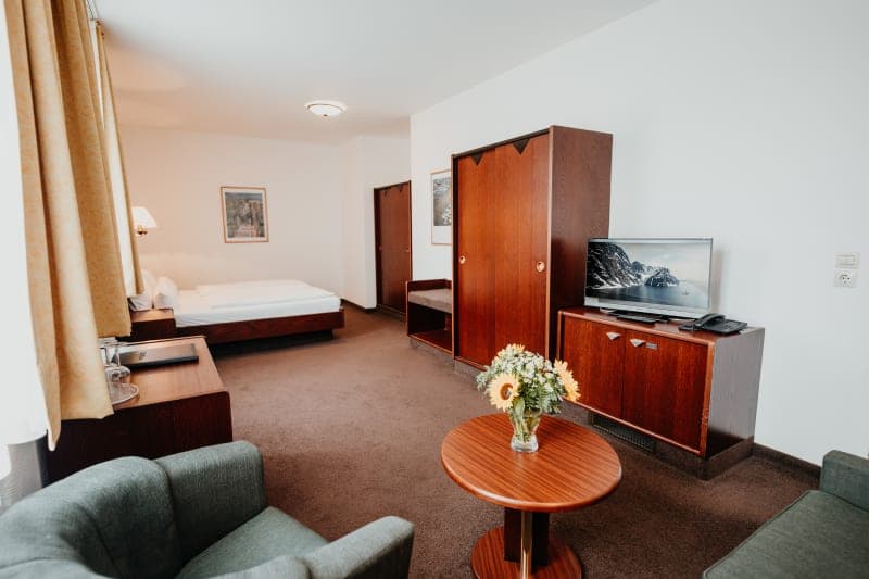 Junior Suite mit separatem Wohnbereich im Hotel Hoher Hahn